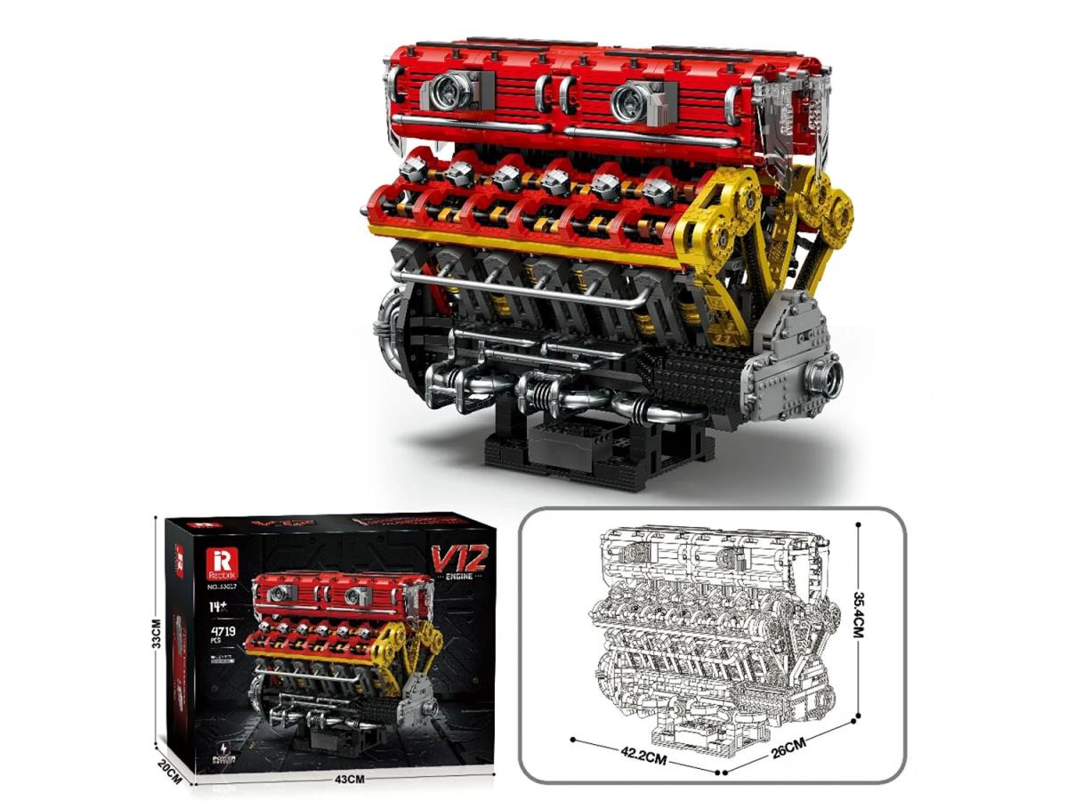 Reobrix V12 Engine 4719pc Construction Set RBX33017