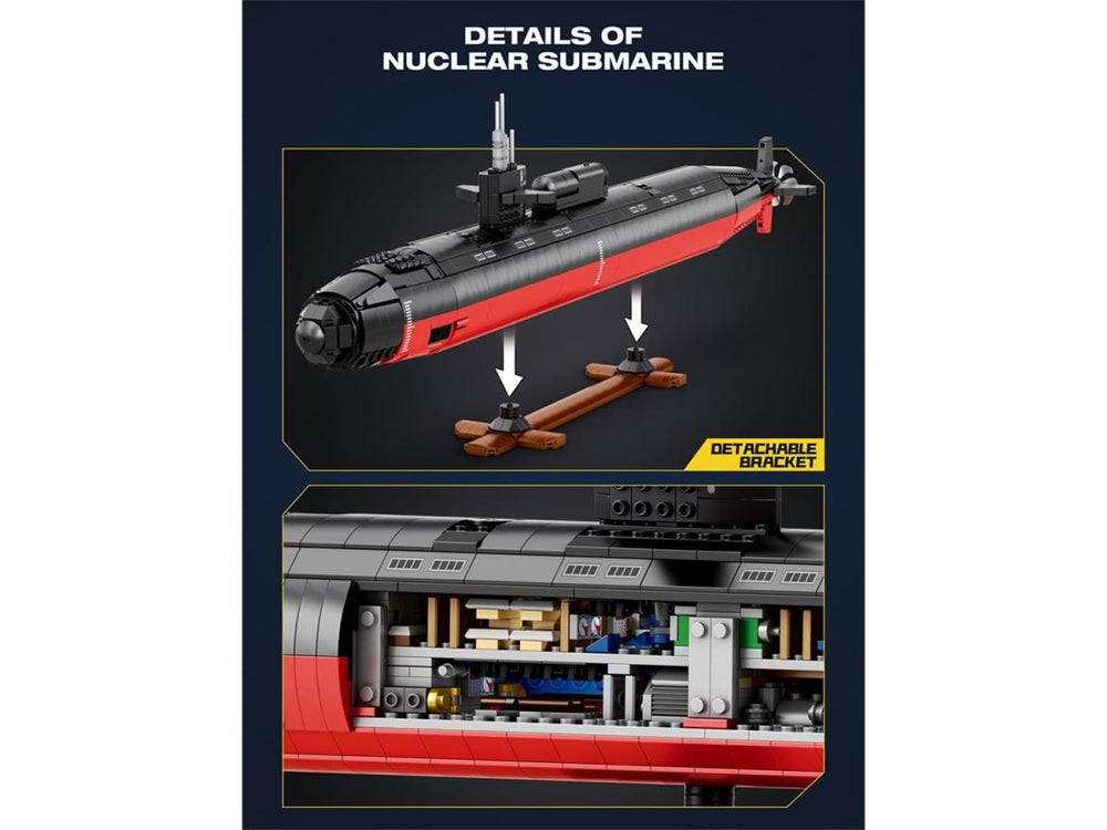 Reobrix American Submarine 2988pc Construction Set RBX33049A