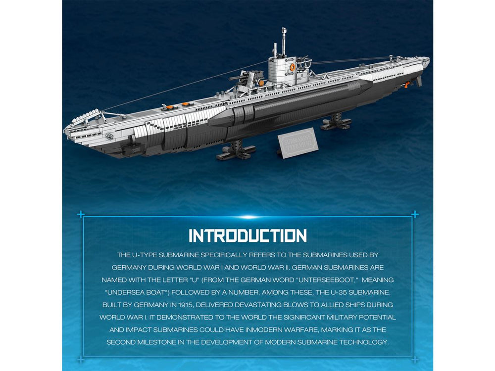 Reobrix U-Boat 3987pc Construction Set RBX33050