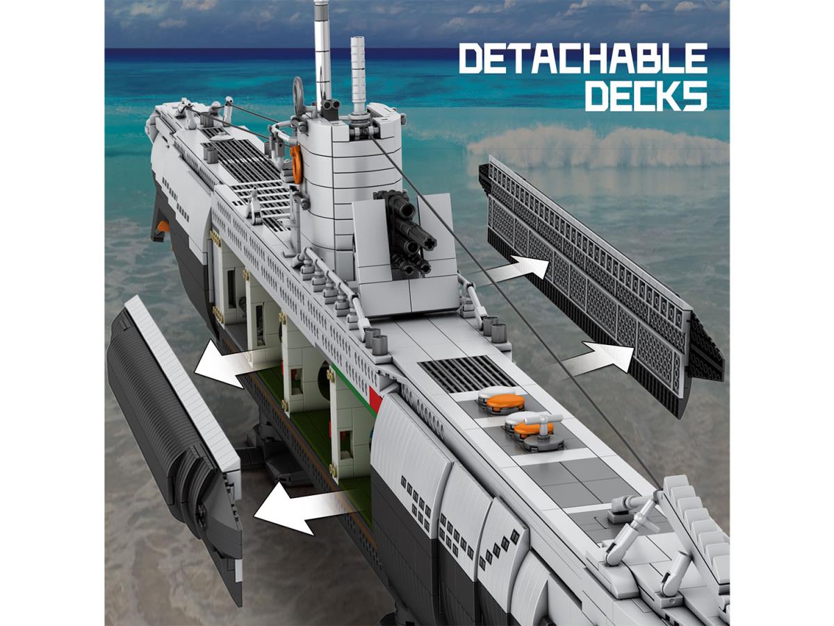 Reobrix U-Boat 3987pc Construction Set RBX33050