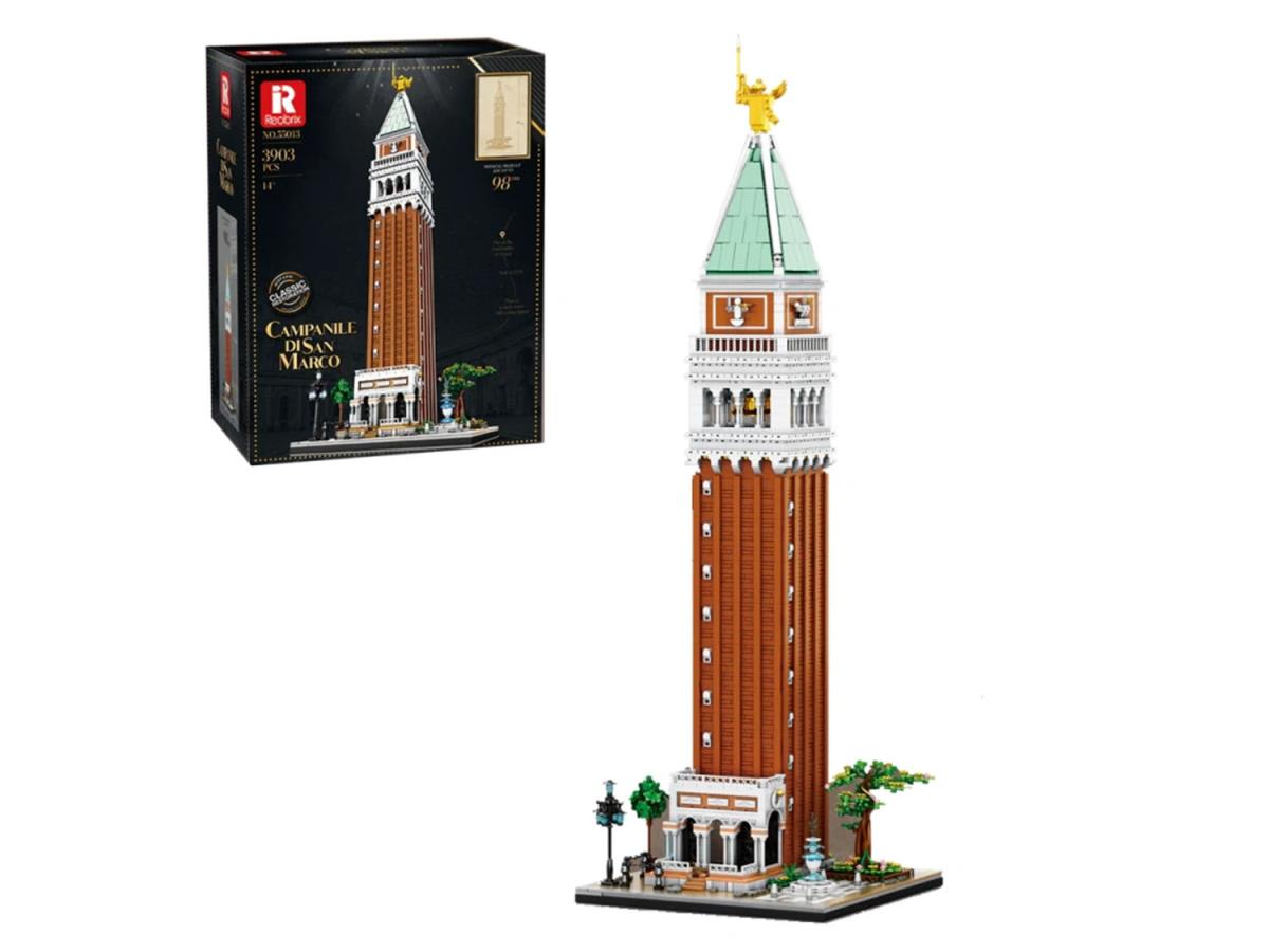 Reobrix St Mark's Campanile 3903pc Construction Set RBX55013 1:100
