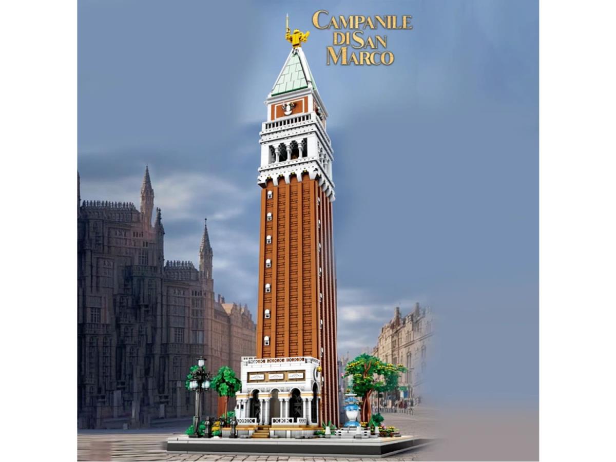 Reobrix St Mark's Campanile 3903pc Construction Set RBX55013 1:100