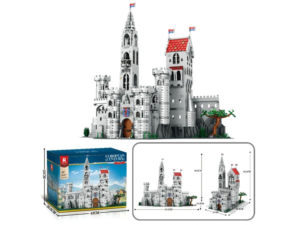 Reobrix Medieval King's Castle 3999pc Construction Set RBX55016