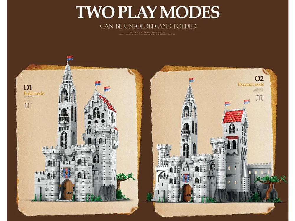 Reobrix Medieval King's Castle 3999pc Construction Set RBX55016