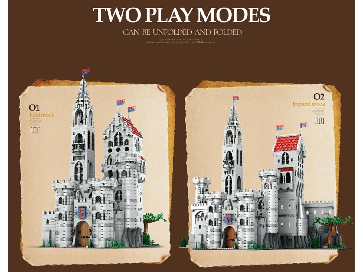 Reobrix Medieval King's Castle 3999pc Construction Set RBX55016