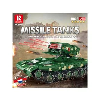 Reobrix RC Canon Firing Tank 1516pc Construction Set RBX55026