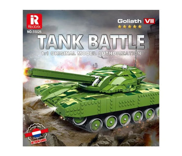 Reobrix RC Canon Firing Tank 1516pc Construction Set RBX55026