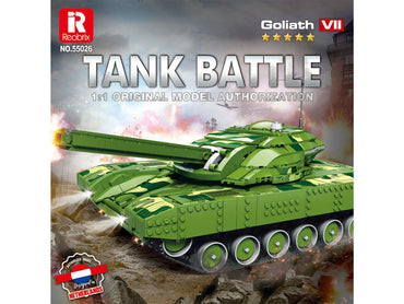 Reobrix RC Canon Firing Tank 1516pc Construction Set RBX55026