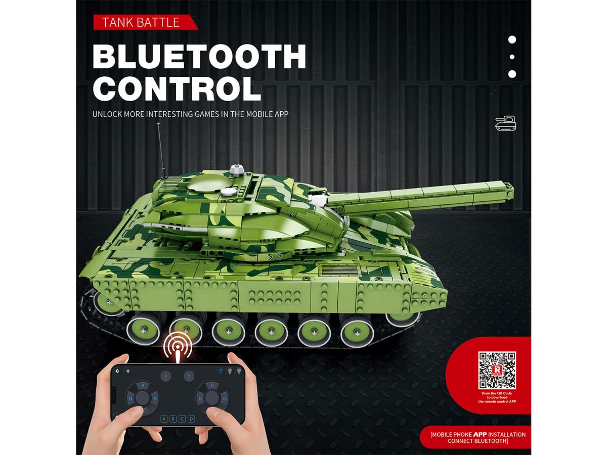 Reobrix RC Canon Firing Tank 1516pc Construction Set RBX55026