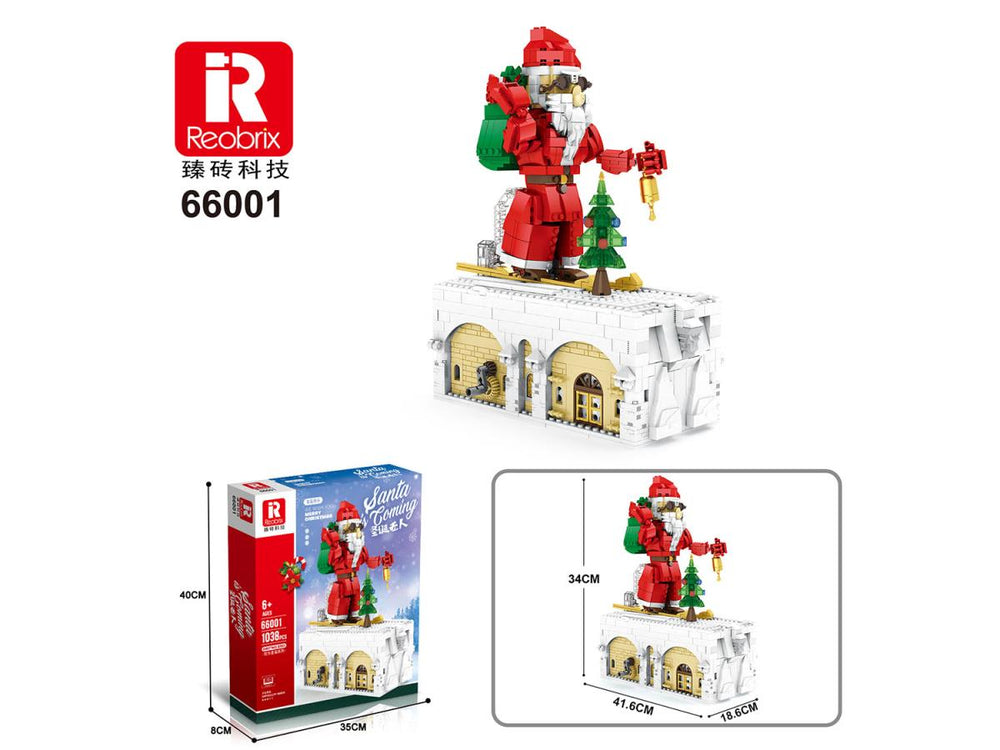 Reobrix The Big Santa 1039pc Construction Set RBX66001