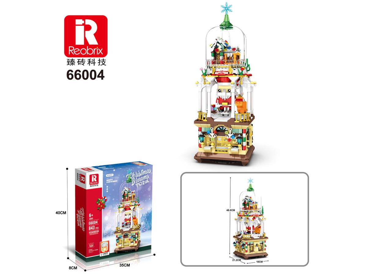 Reobrix Christmas Fantasies 856pc Construction Set RBX66004