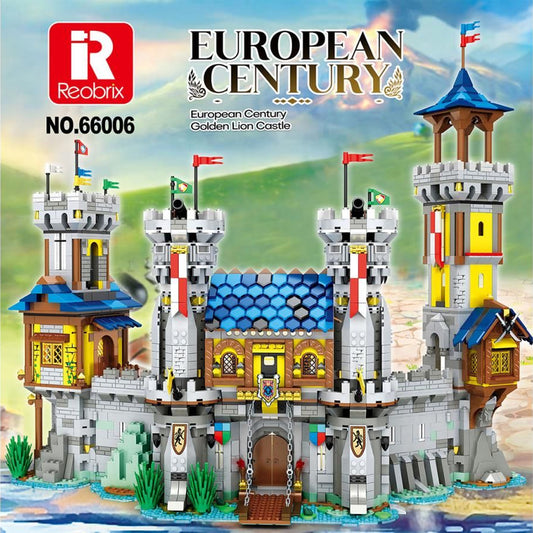 Reobrix 66006 Medieval European Castle Brick Model 2722pcs Age 14+