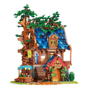 Reobrix 66008 Medieval European Tree House Brick Model 2566pcs Age 14+