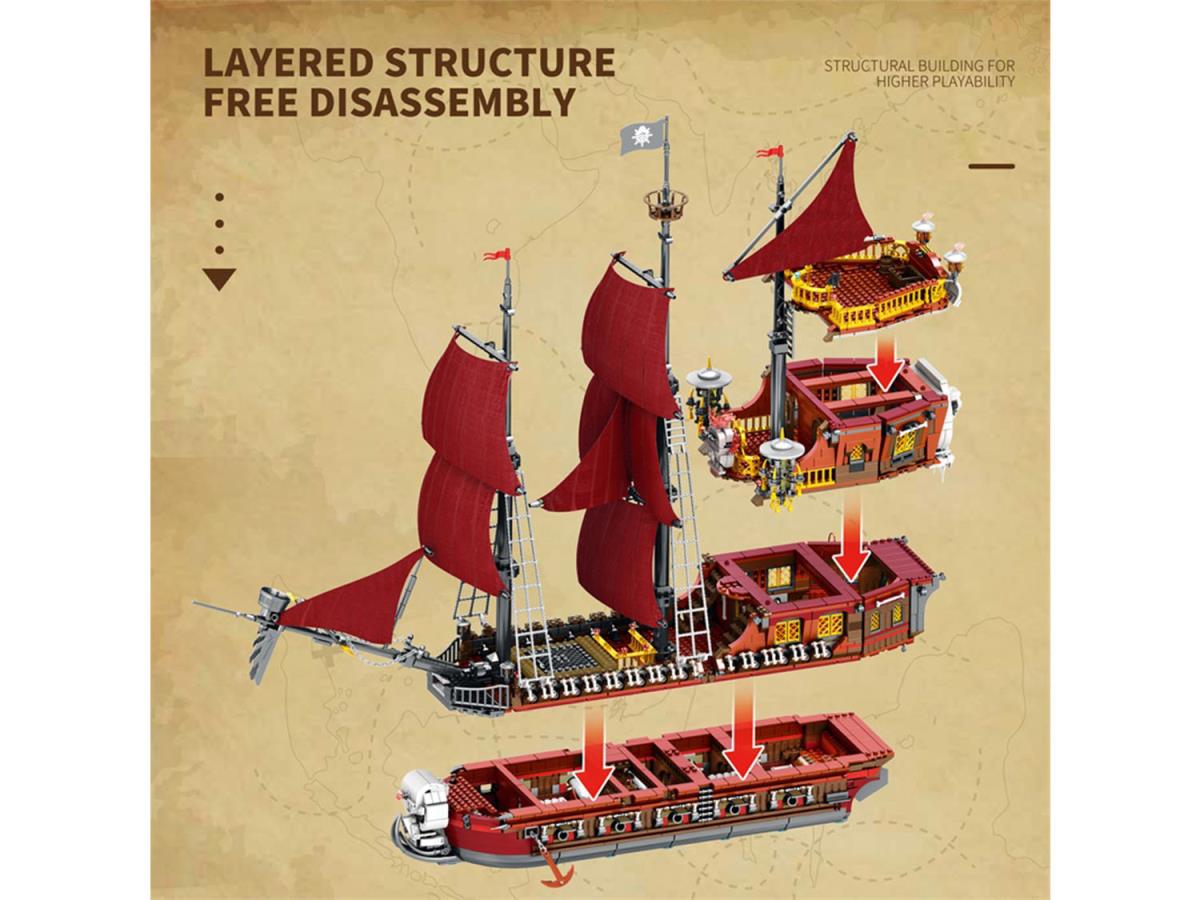 Reobrix The Pirates 3066pc Construction Set RBX66010