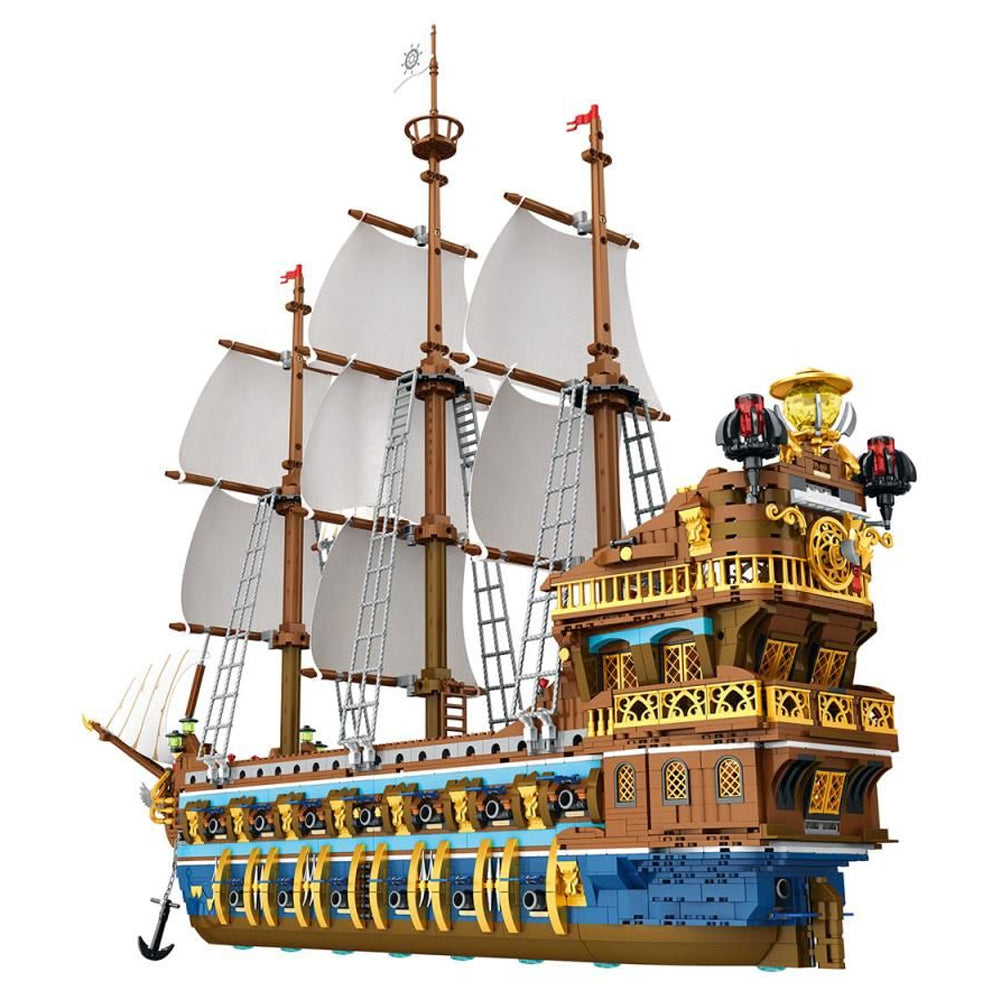 Reobrix 66011A1 The Royal Sunshine Ship Brick Model 3162pcs Age 14+