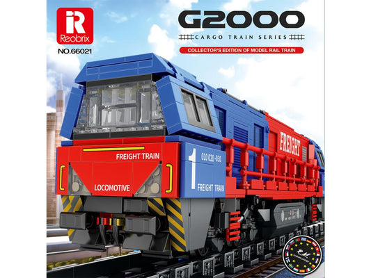Reobrix European Diesel Locomotive 1980pc Construction Set RBX66021A