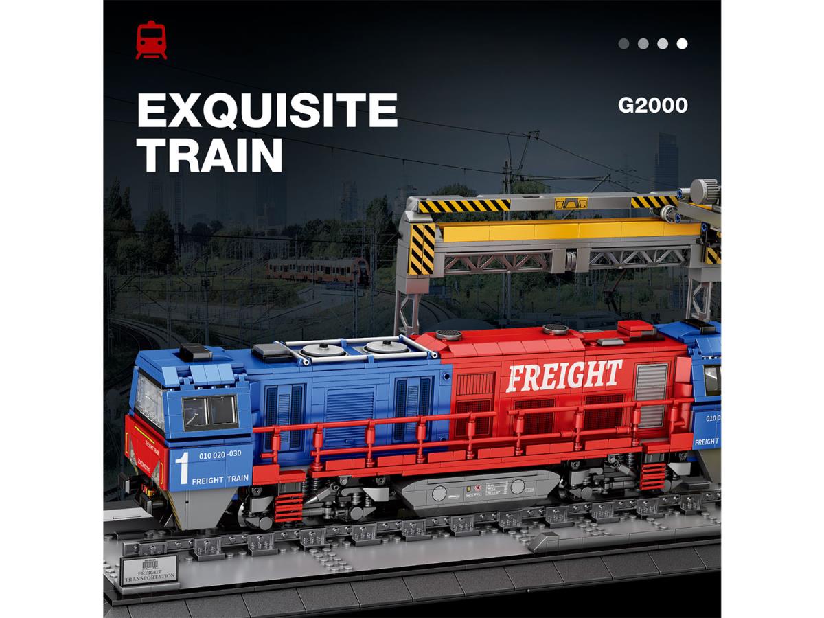 Reobrix European Diesel Locomotive 1980pc Construction Set RBX66021A