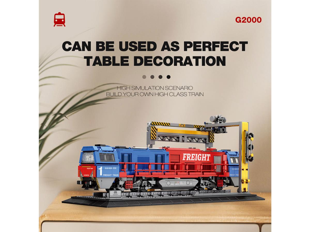 Reobrix European Diesel Locomotive 1980pc Construction Set RBX66021A