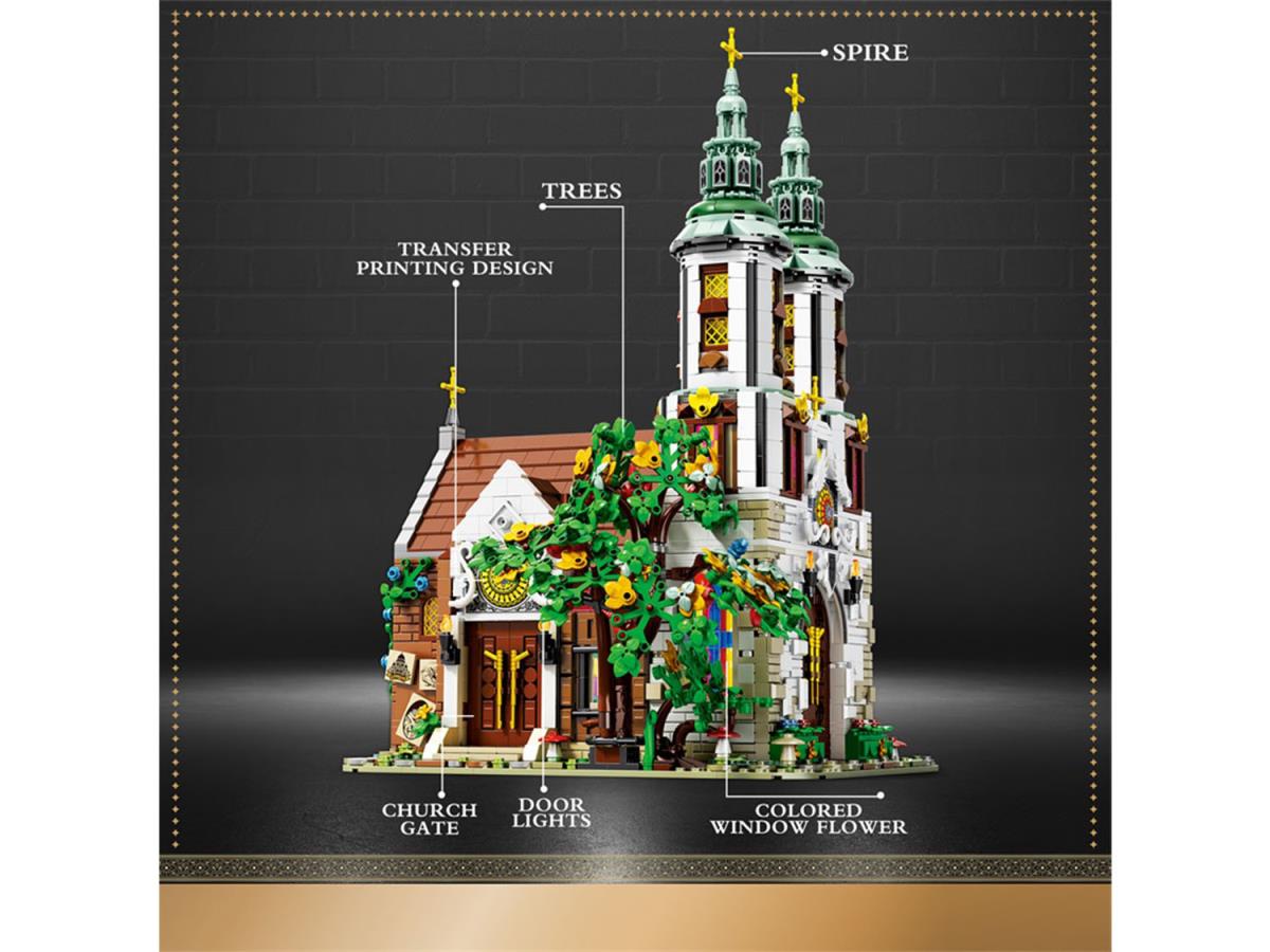 Reobrix Church 3087pc Construction Set RBX66023
