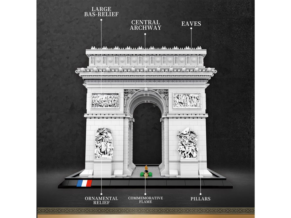 Reobrix L'Arc de Triumphe 3718pc Construction Set RBX66024