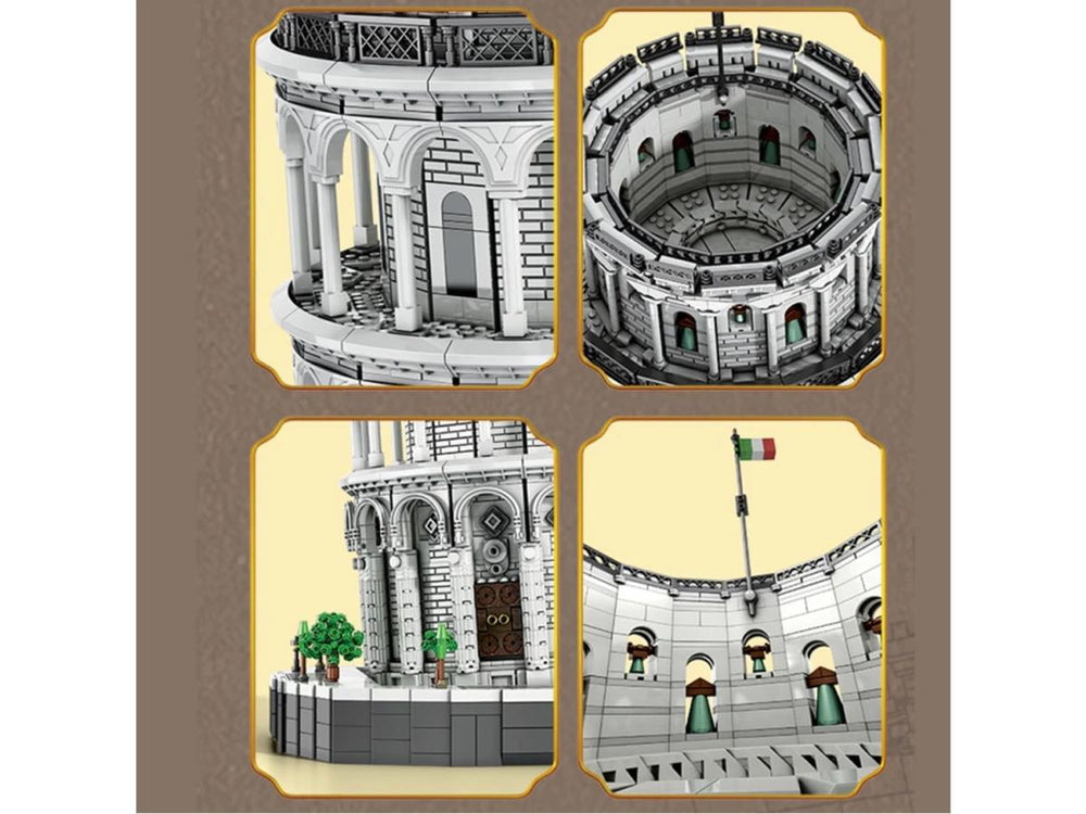 Reobrix Leaning Tower of Pisa 7652pc Construction Set RBX66025 1:50
