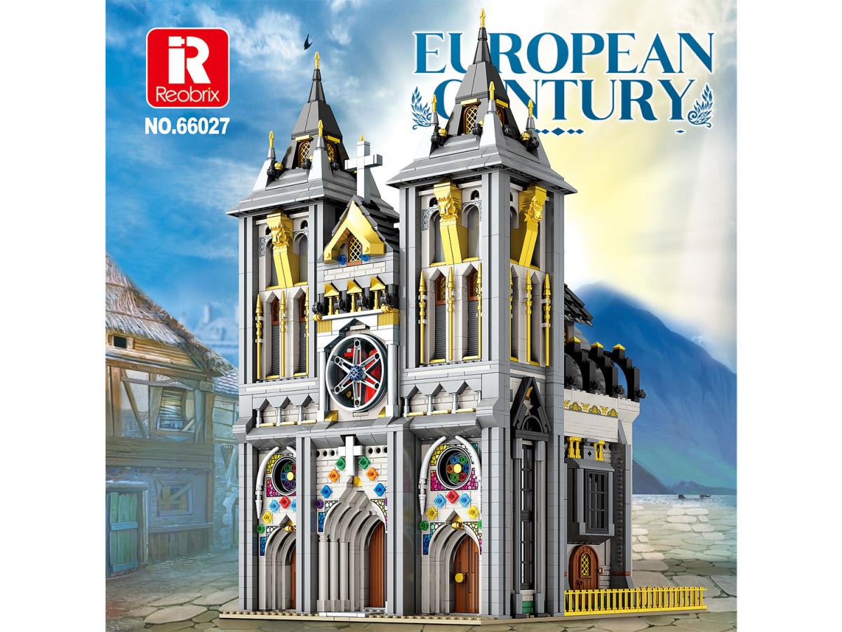 Reobrix Medieval Church 3468pc Construction Set RBX66027