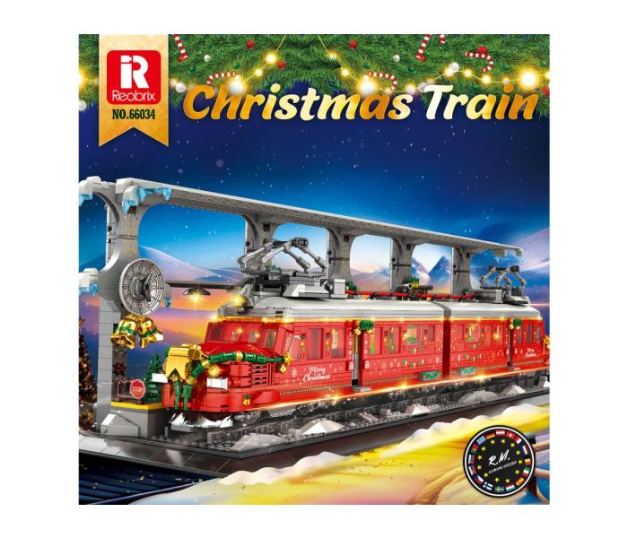 Reobrix Christmas Train 2822pc Construction Set RBX66034