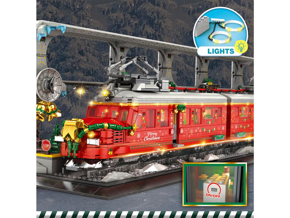 Reobrix Christmas Train 2822pc Construction Set RBX66034