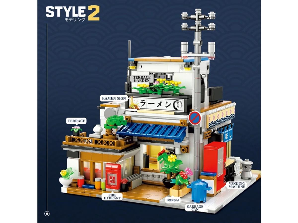 Reobrix Ramen Noodle Shop 1142pc Construction Set RBX66501