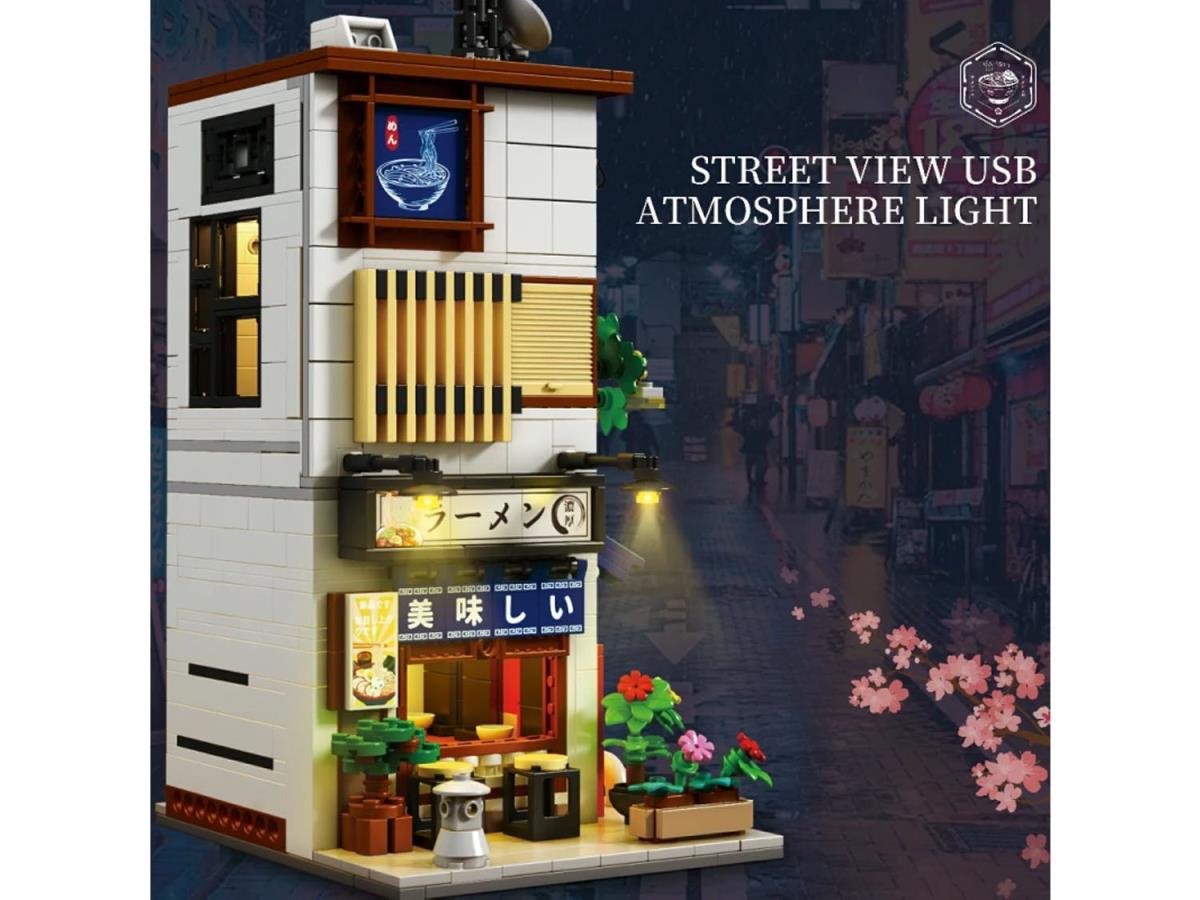 Reobrix Ramen Noodle Shop 1142pc Construction Set RBX66501