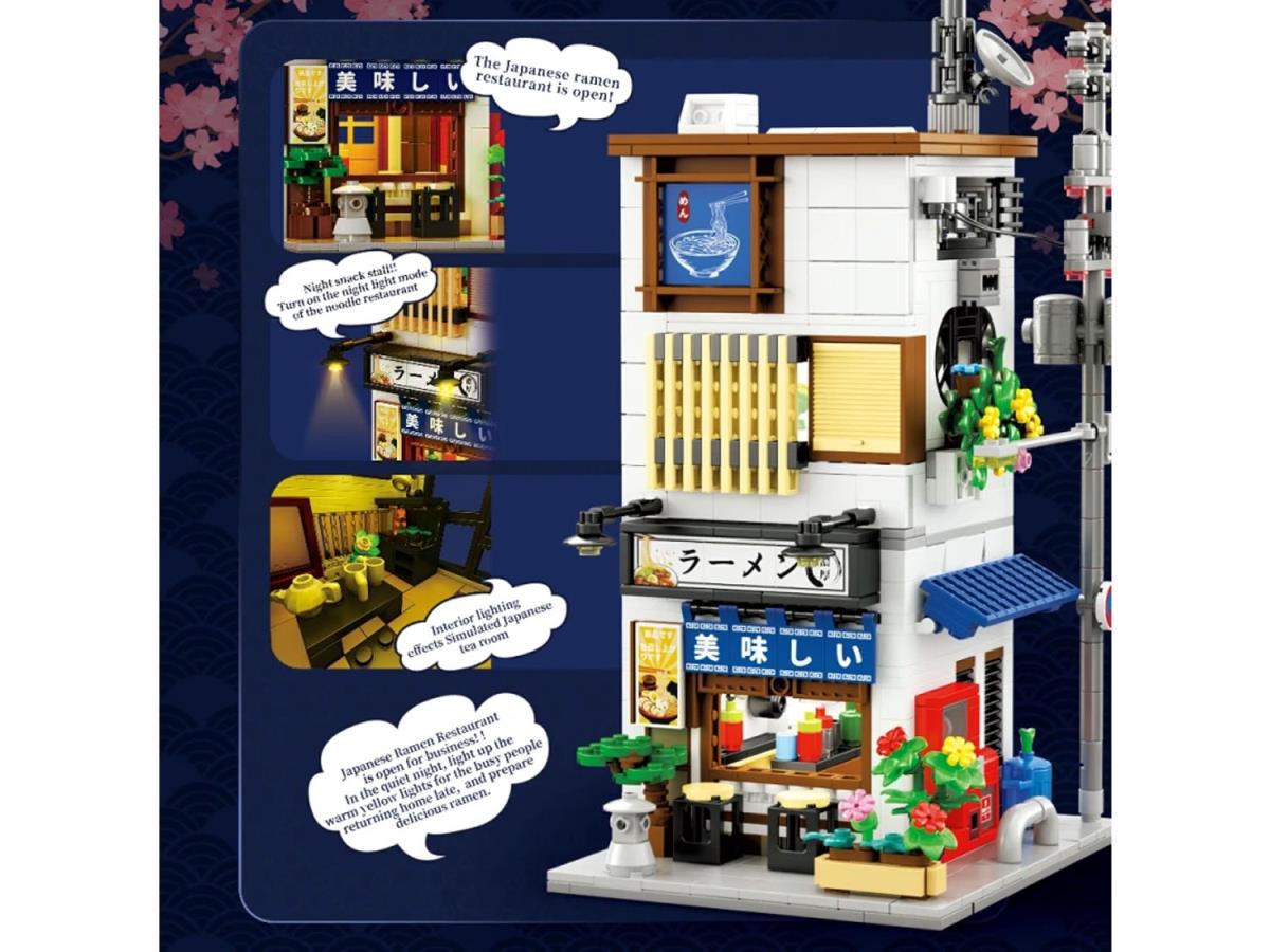 Reobrix Ramen Noodle Shop 1142pc Construction Set RBX66501
