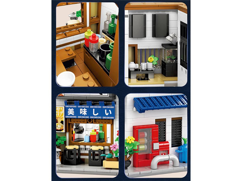 Reobrix Ramen Noodle Shop 1142pc Construction Set RBX66501