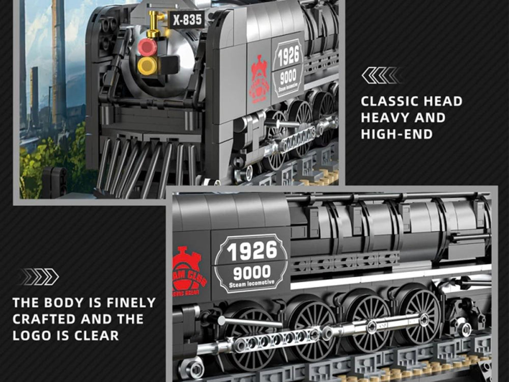 Reobrix American Steam Locomotive 1546pc Construction Set RBX66801