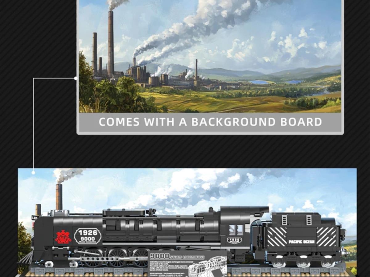Reobrix American Steam Locomotive 1546pc Construction Set RBX66801