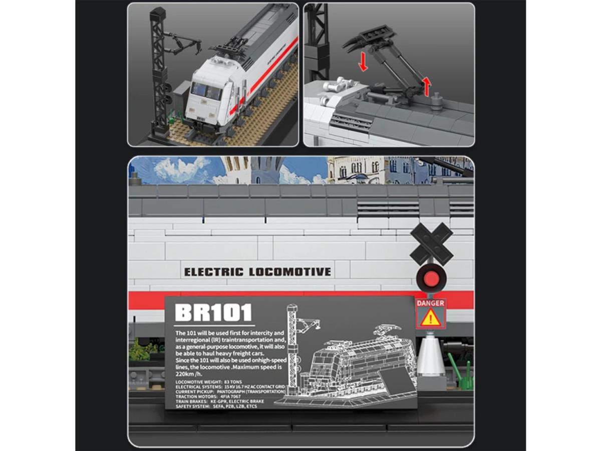 Reobrix German Electric Locomotive 1928pc Construction Set RBX66802