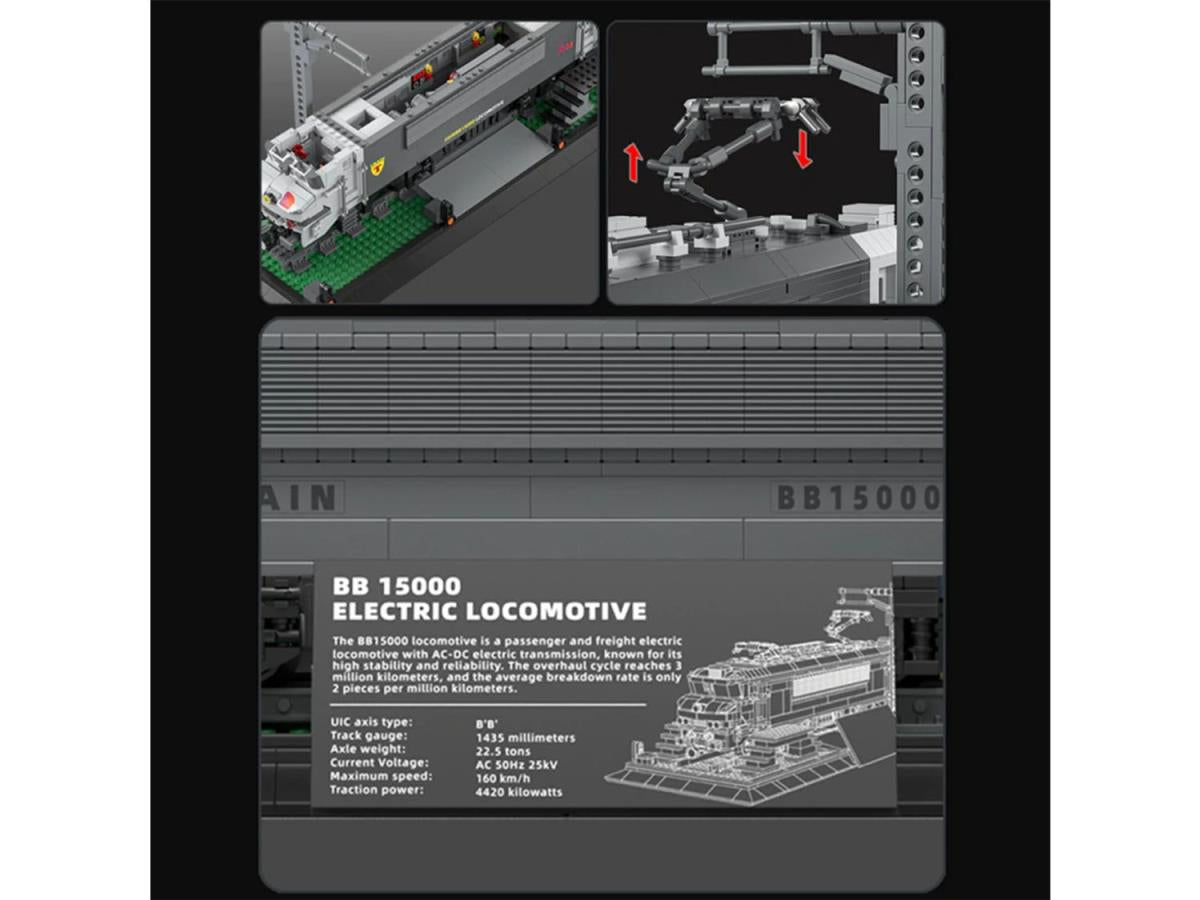 Reobrix French Electric Locomotive 2052pc Construction Set RBX66803