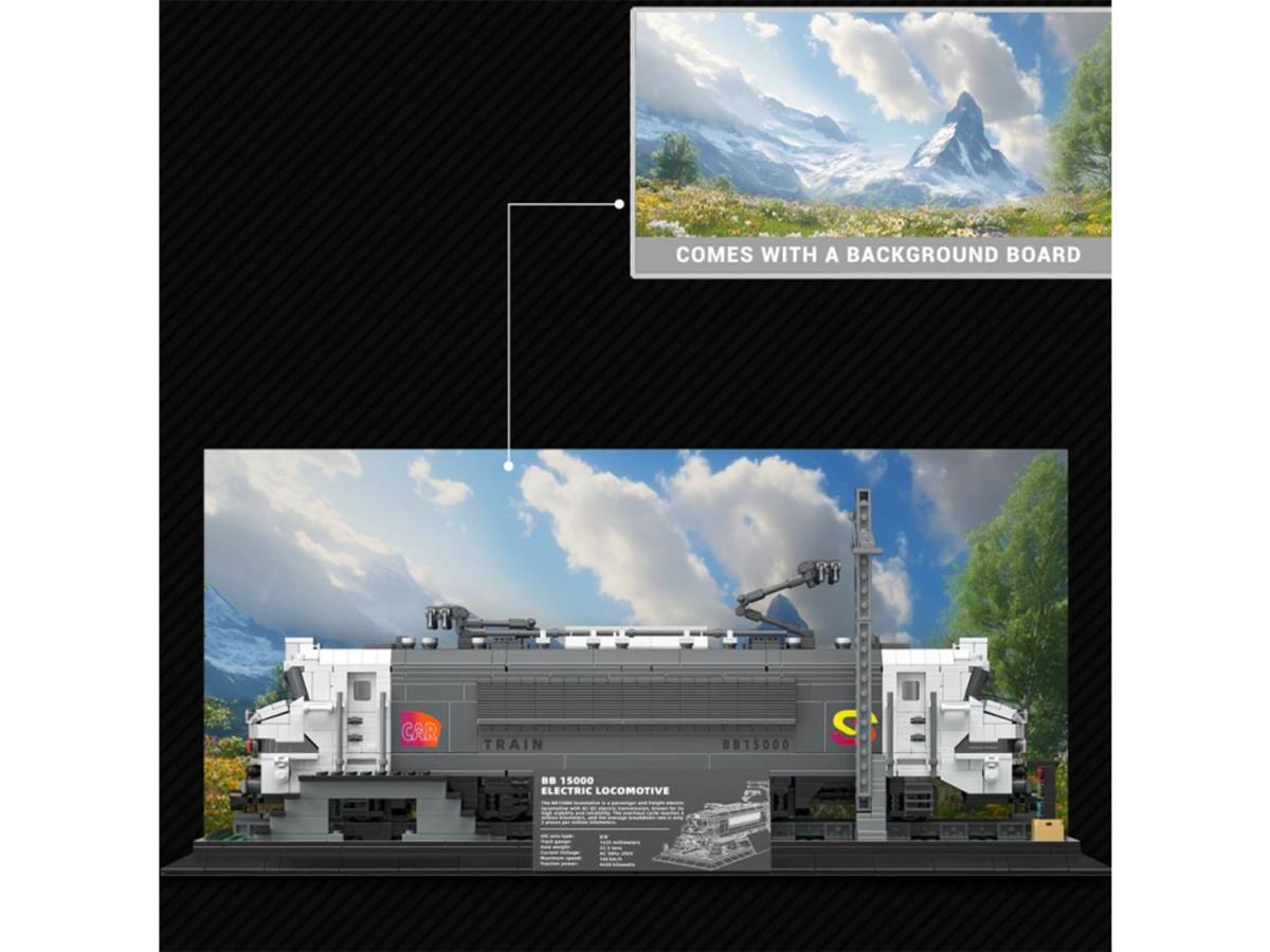 Reobrix French Electric Locomotive 2052pc Construction Set RBX66803