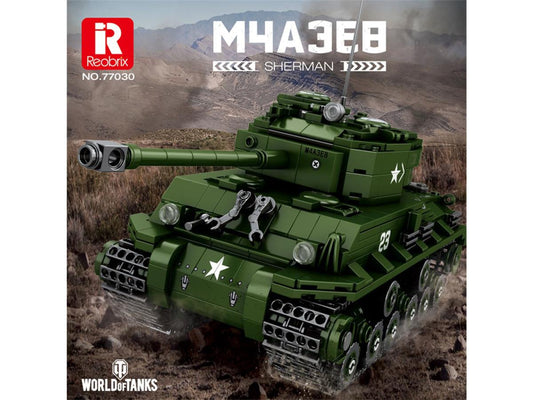 Reobrix World of Tanks Sherman 836pc Construction Set RBX77030
