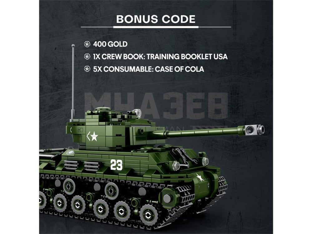 Reobrix World of Tanks Sherman 836pc Construction Set RBX77030