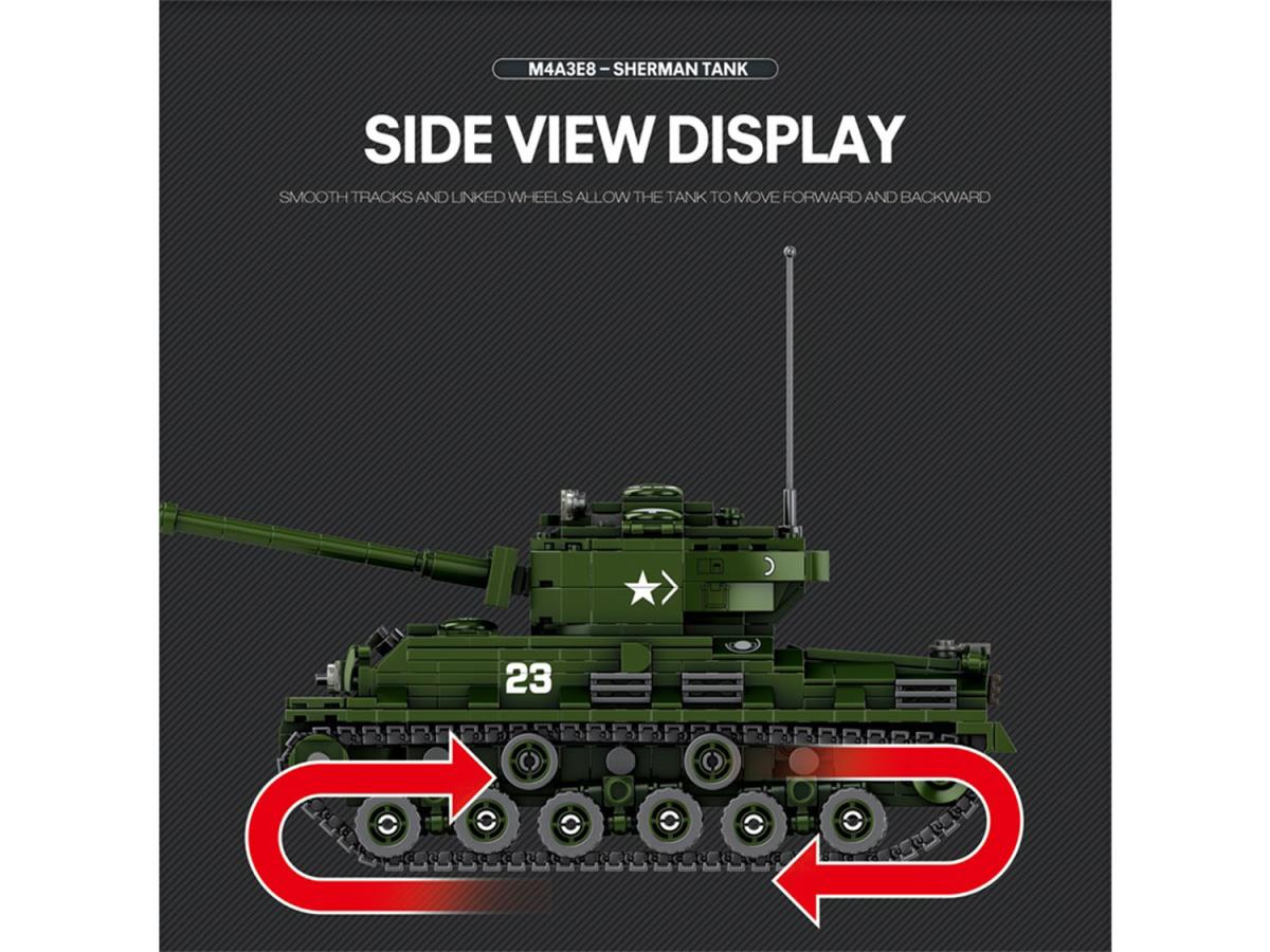 Reobrix World of Tanks Sherman 836pc Construction Set RBX77030