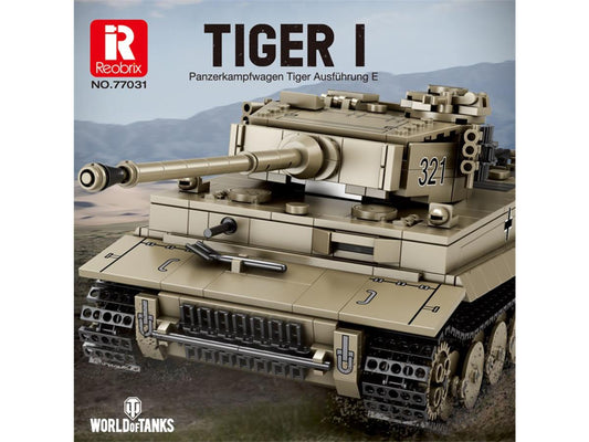 Reobrix World of Tanks Tiger I 1138pc Construction Set RBX77031