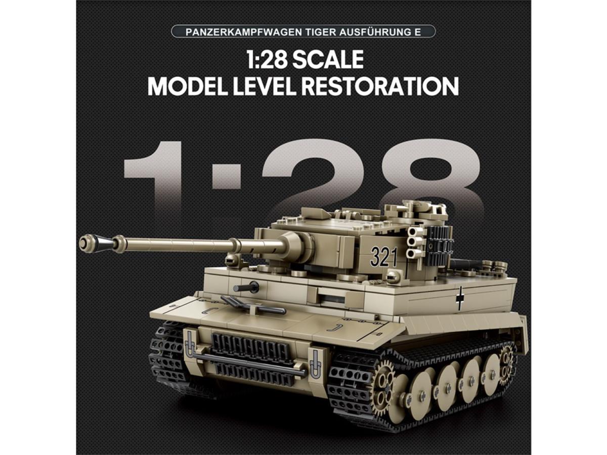 Reobrix World of Tanks Tiger I 1138pc Construction Set RBX77031
