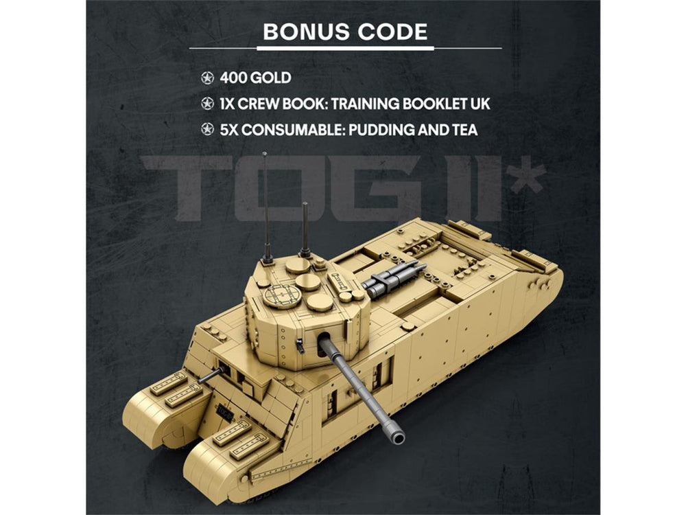 Reobrix World of Tanks TOG II 1427pc Construction Set RBX77032