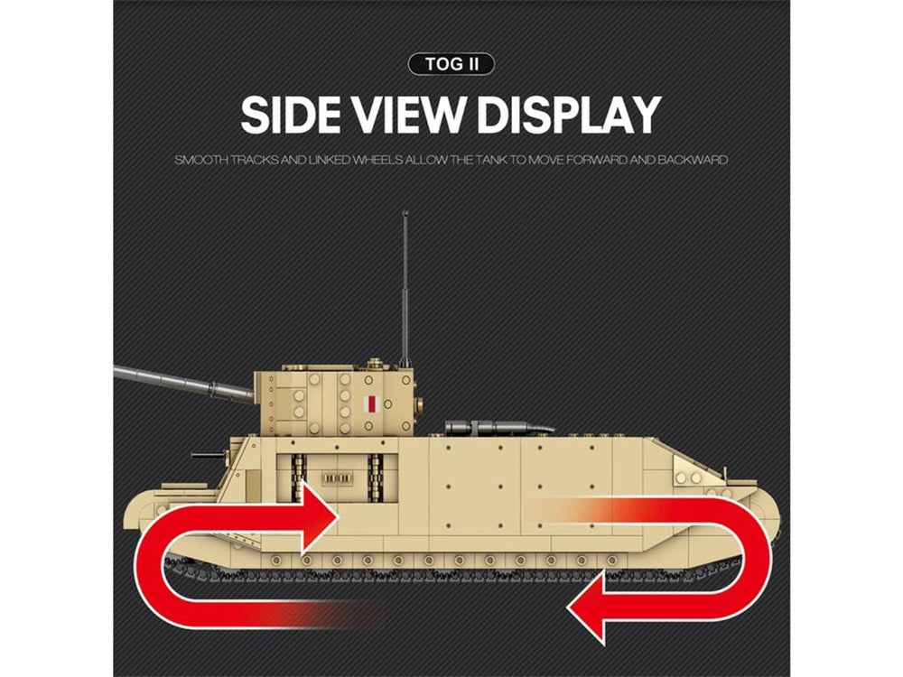 Reobrix World of Tanks TOG II 1427pc Construction Set RBX77032
