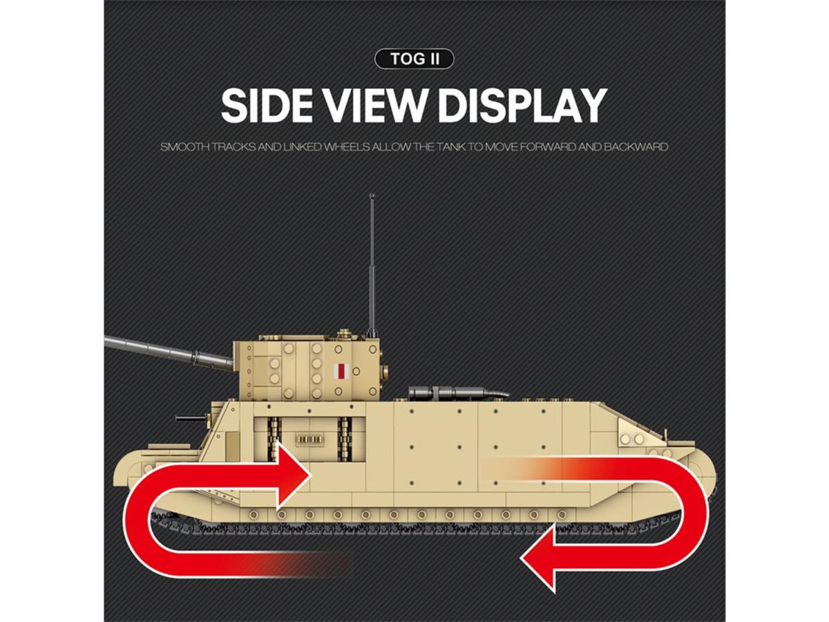 Reobrix World of Tanks TOG II 1427pc Construction Set RBX77032