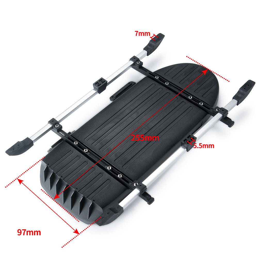 Silver Roof Box 1:10 Scale RC Crawler Accessory