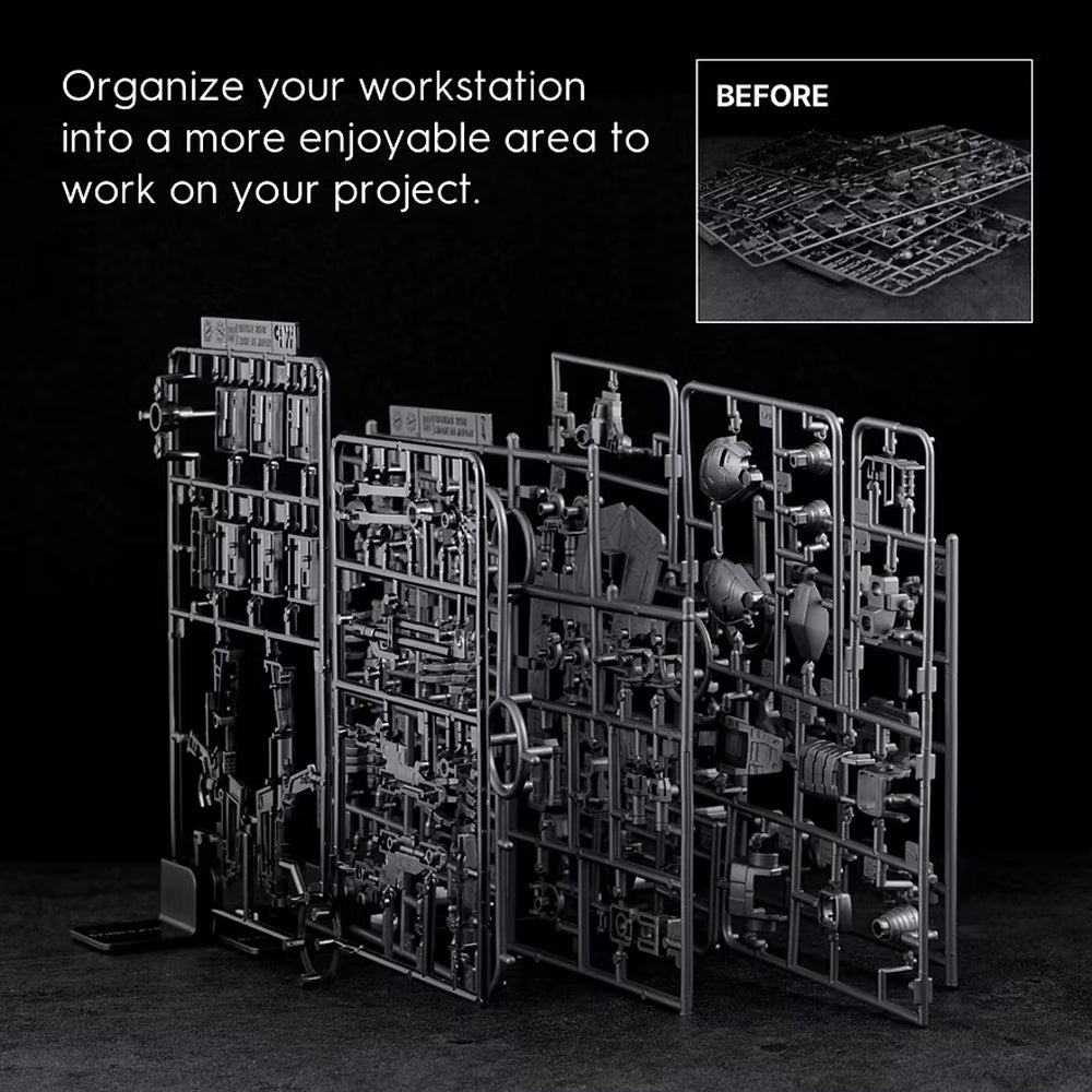Gunprimer RUNNER CLIP Starter Kit Model Kit Sprue Holder Organiser Set