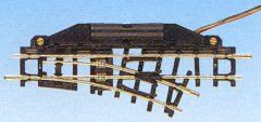Roco Light Railway Right Hand Electric Turnout 24 Degree 104.2mm HOE Gauge