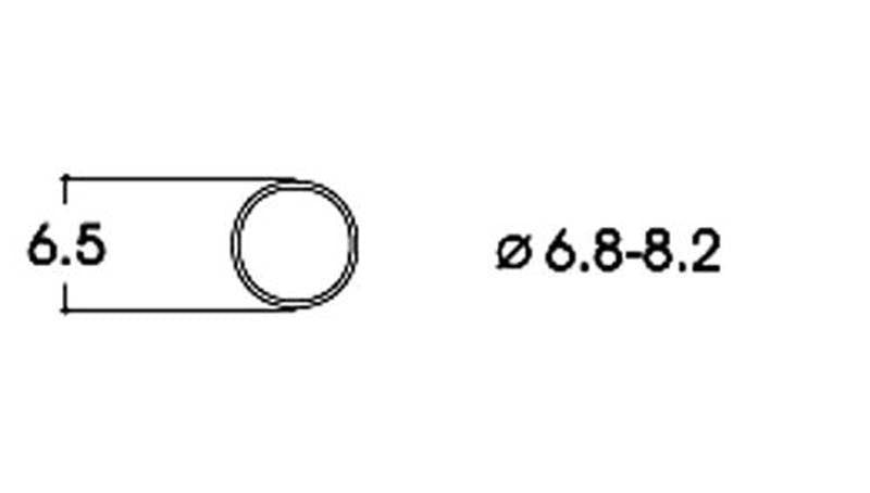 Roco DC Traction Tyres 6.8-8.2mm (10) HO Gauge RC40067