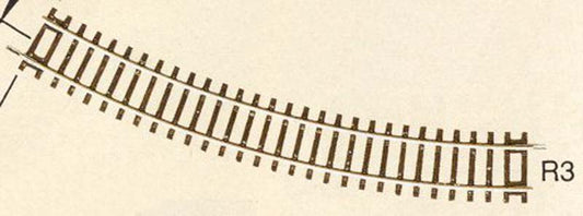 Rocoline Curved Track Radius 3 30 Degree 419.6mm HO Gauge RC42423